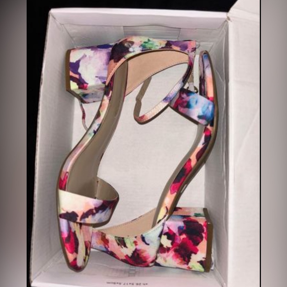 SHEIN colorful heels